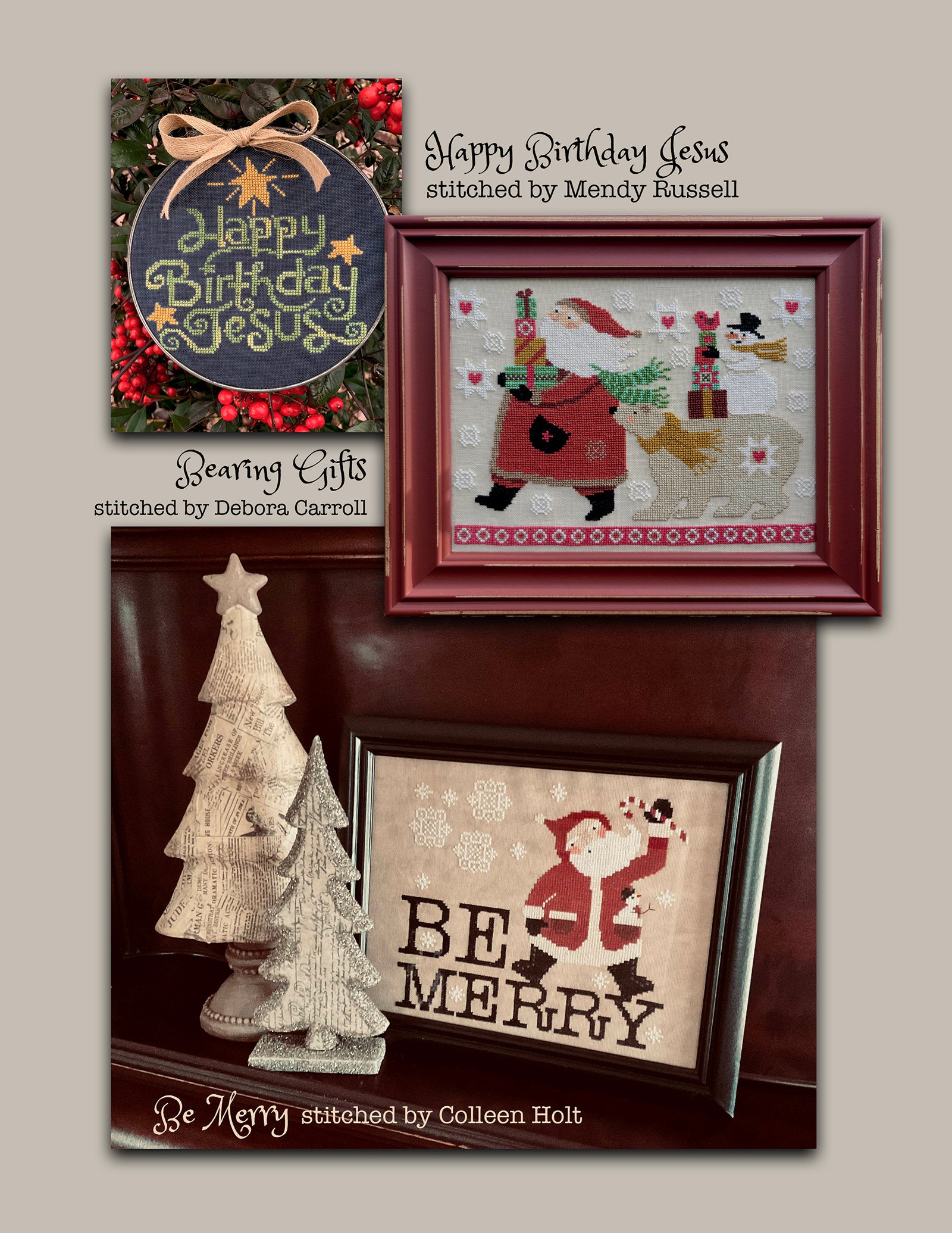 Flurry - book of 9 cross stitch charts