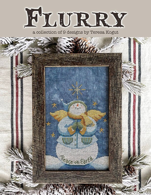 Flurry - book of 9 cross stitch charts