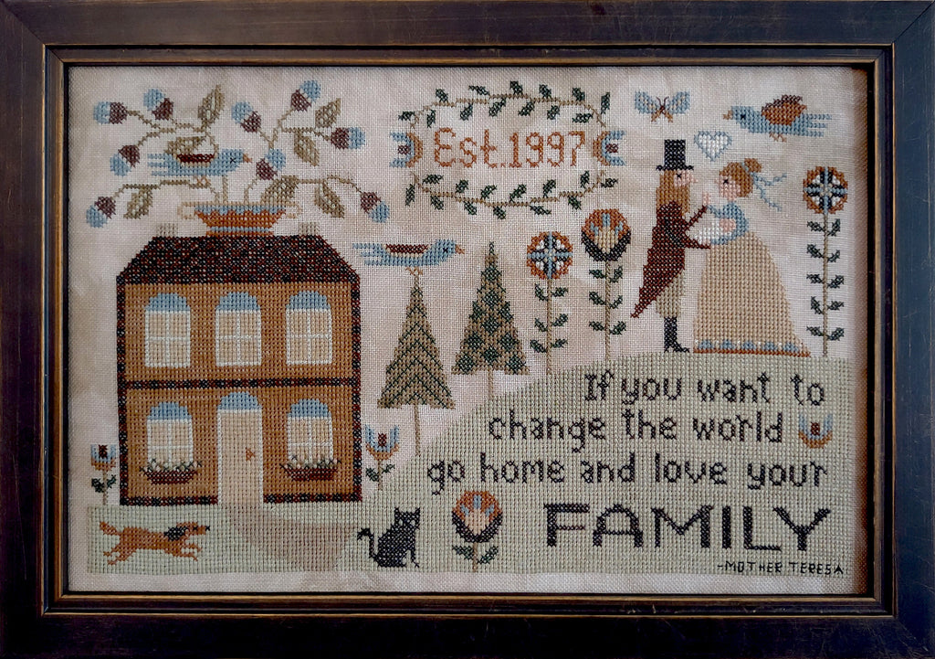 Let Love Reign Cross Stitch Booklet of 3 Charts