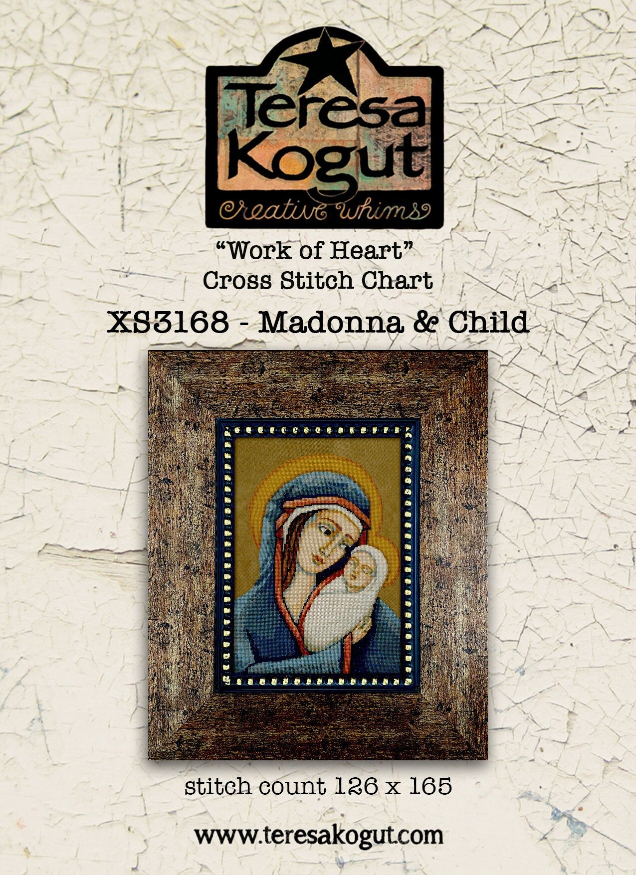 XS3168 Madonna & Child Cross Stitch Chart PDF