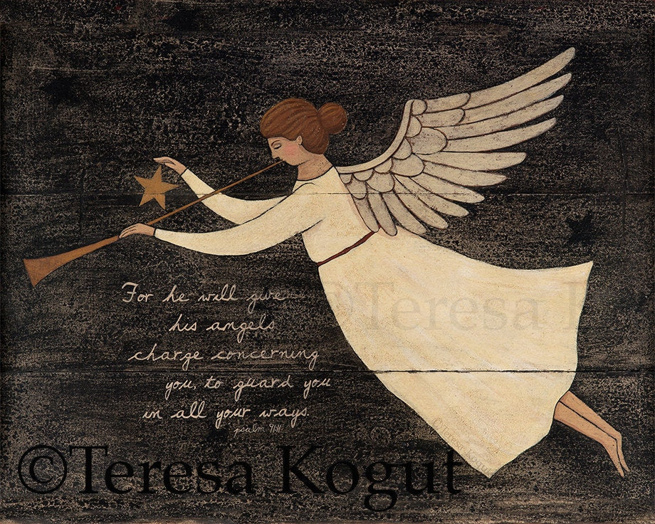 Guardian Angel print by Teresa Kogut