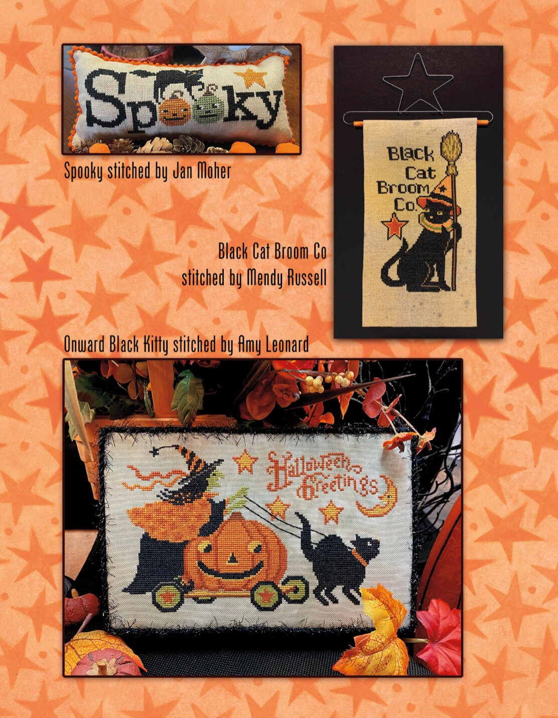 Hello Halloween Cross Stitch Booklet