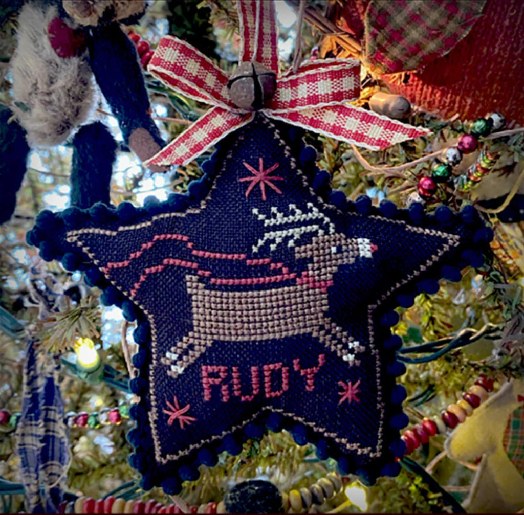 XS263 Rudy Star Ornament Cross Stitch Chart