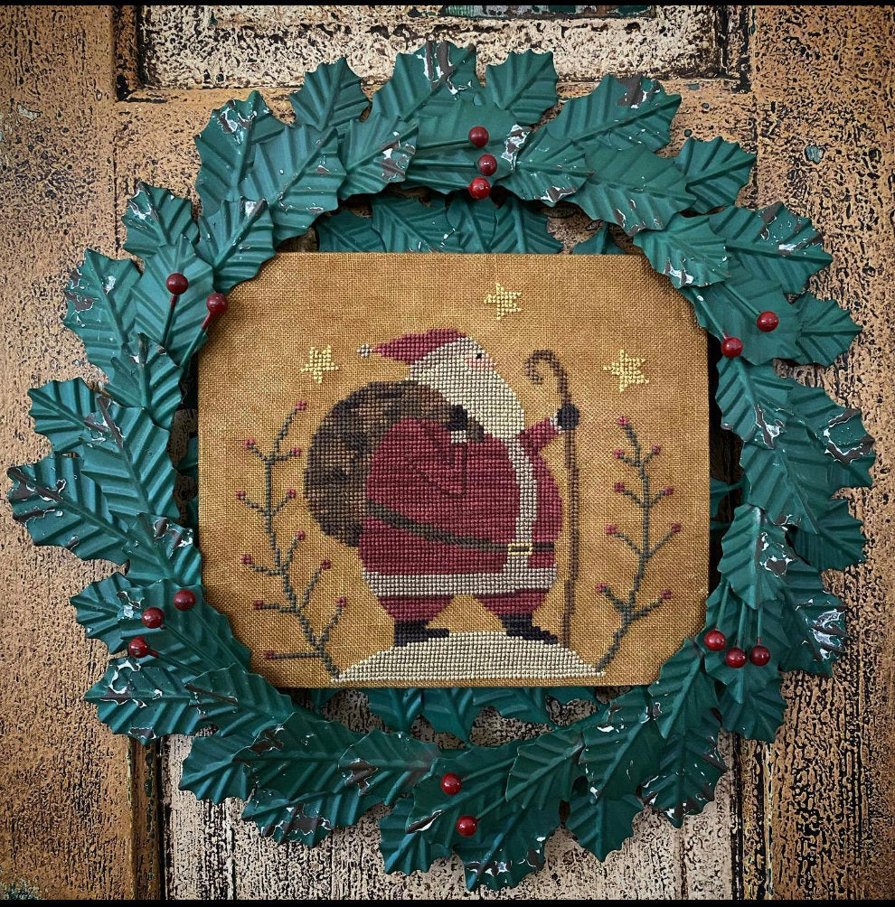 XS055 Santas Hike Cross Stitch Chart PDF