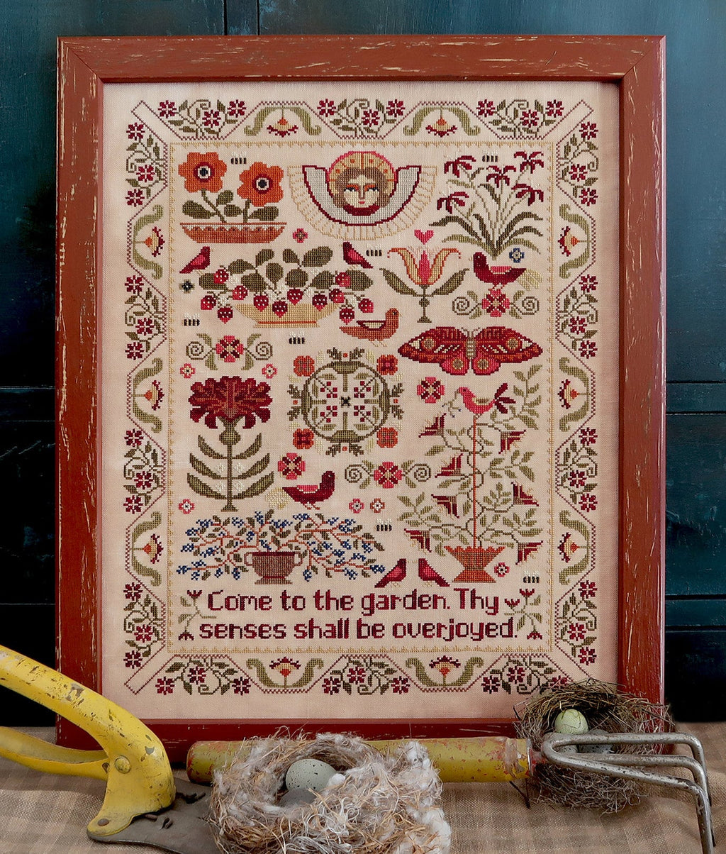 XS4008 Come to the Garden Cross Stitch Chart PDF