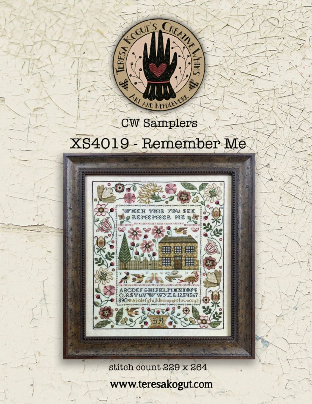 XS4019 Remember Me Cross Stitch Chart