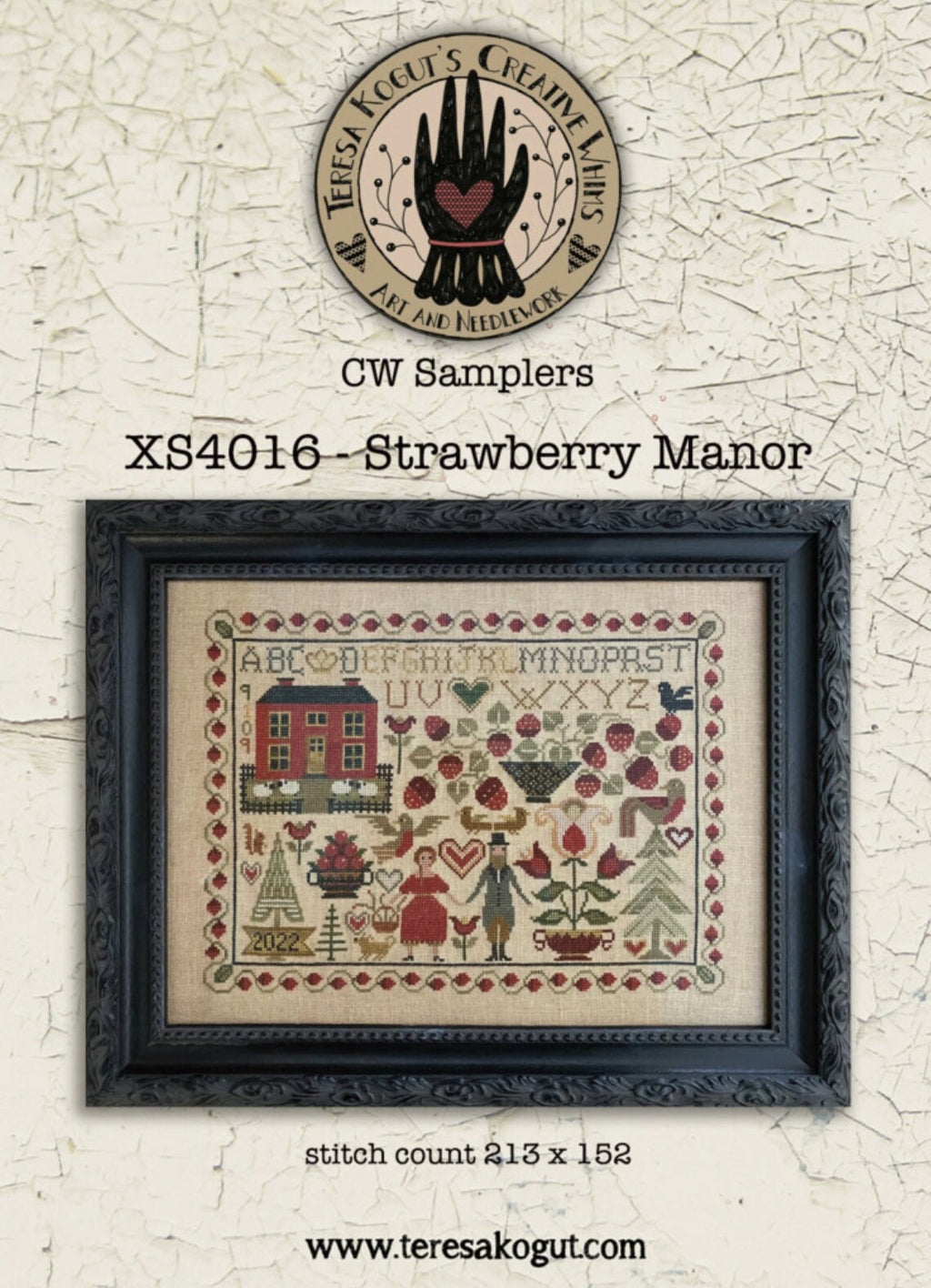 XS4016 Strawberry Manor Cross Stitch Chart Booklet
