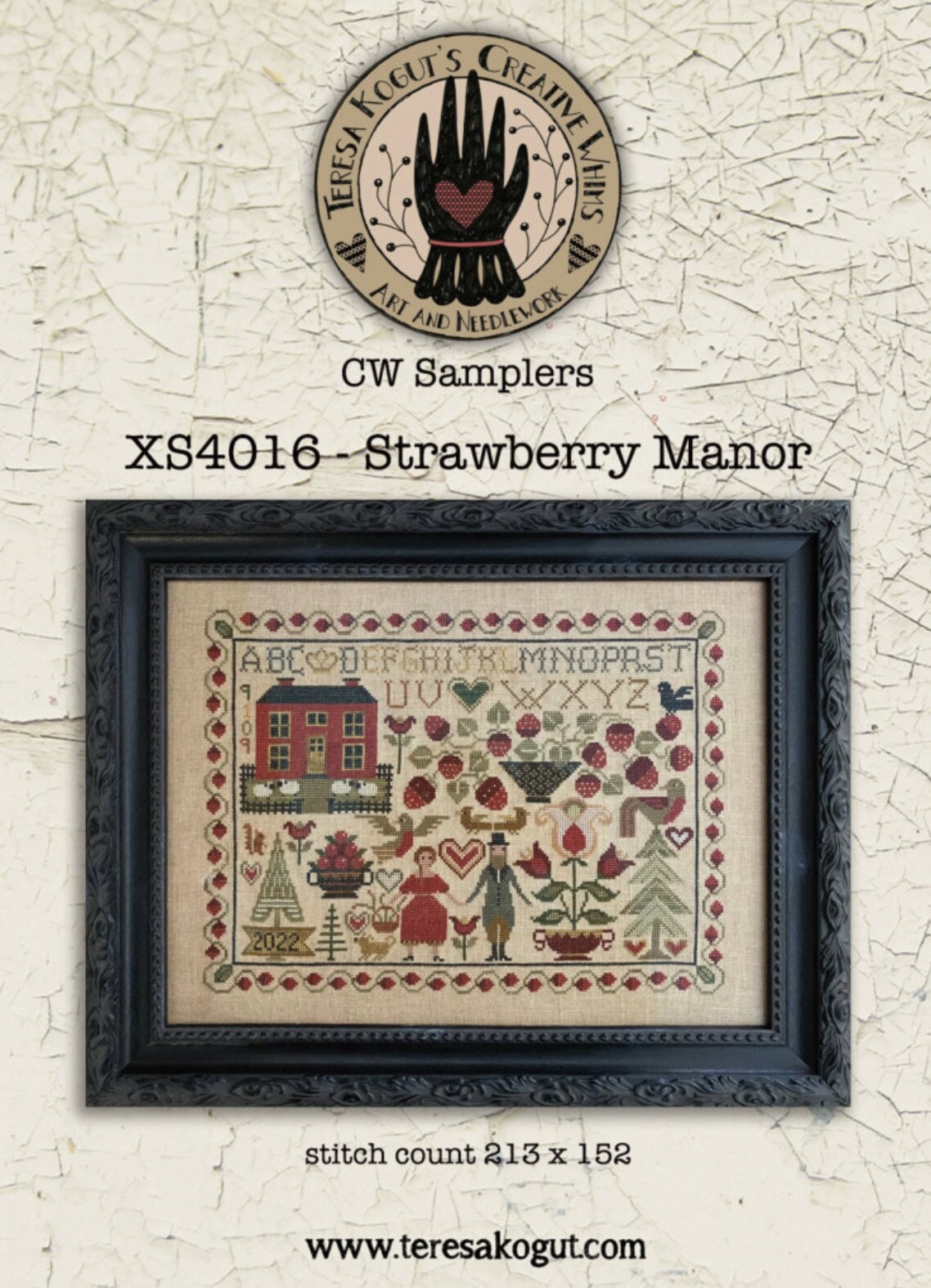 XS4016 Strawberry Manor Cross Stitch Chart Booklet