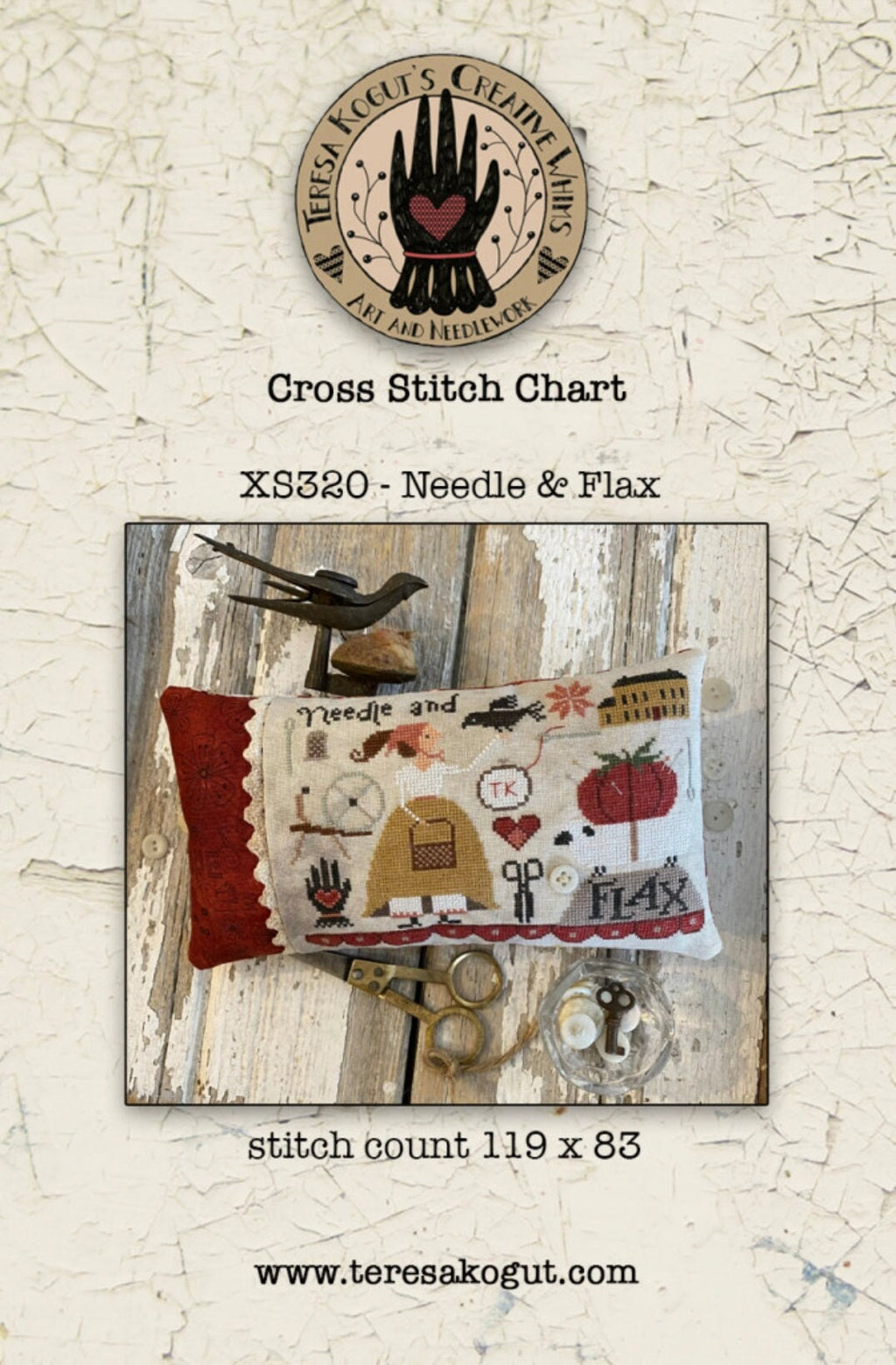 XS320 Needle & Flax Cross Stitch Chart
