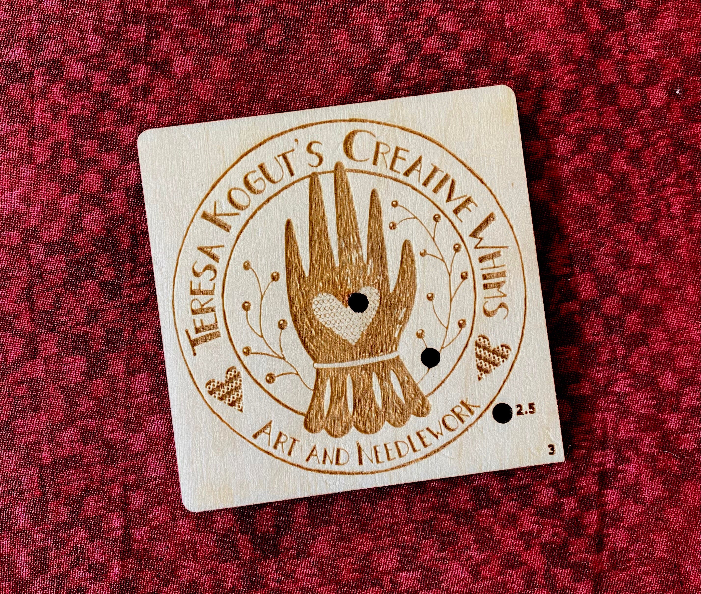 Corner Gauge featuring Creative Whims Logo