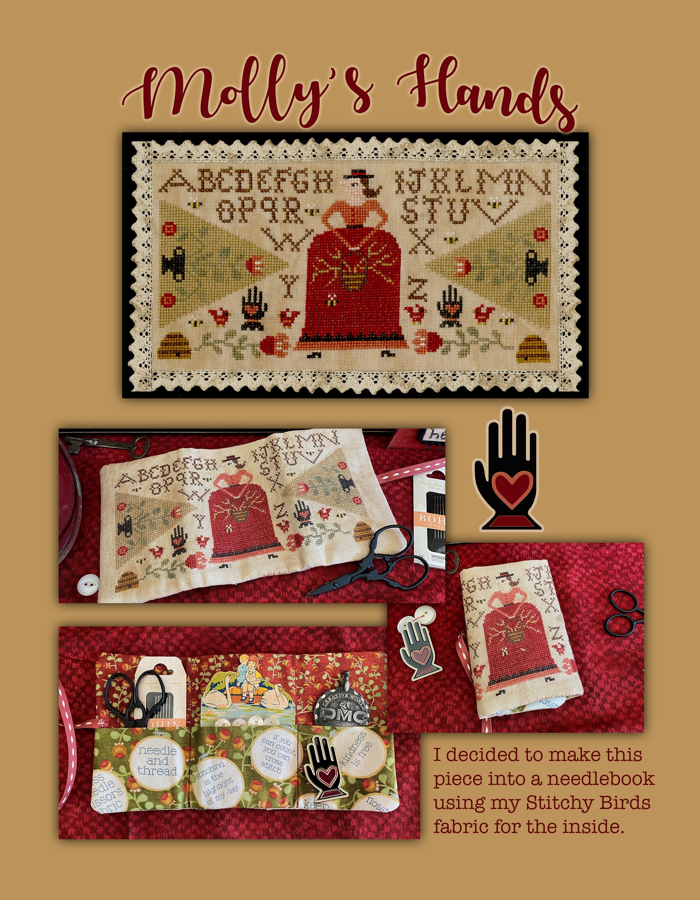 With Thy Hands Cross Stitch Booklet