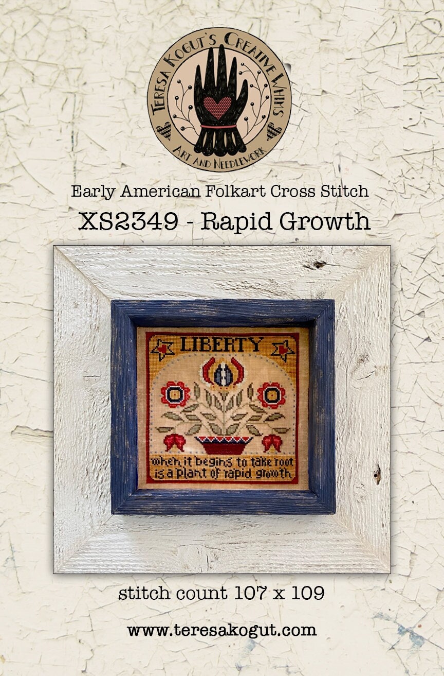 XS2349 Rapid Growth Cross Stitch Chart
