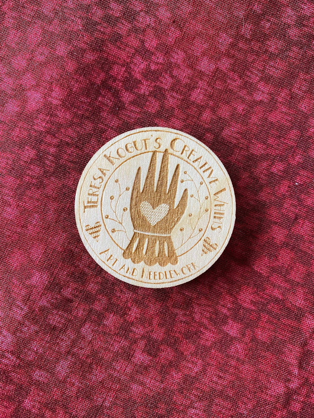 Needle Minder featuring Creative Whims logo