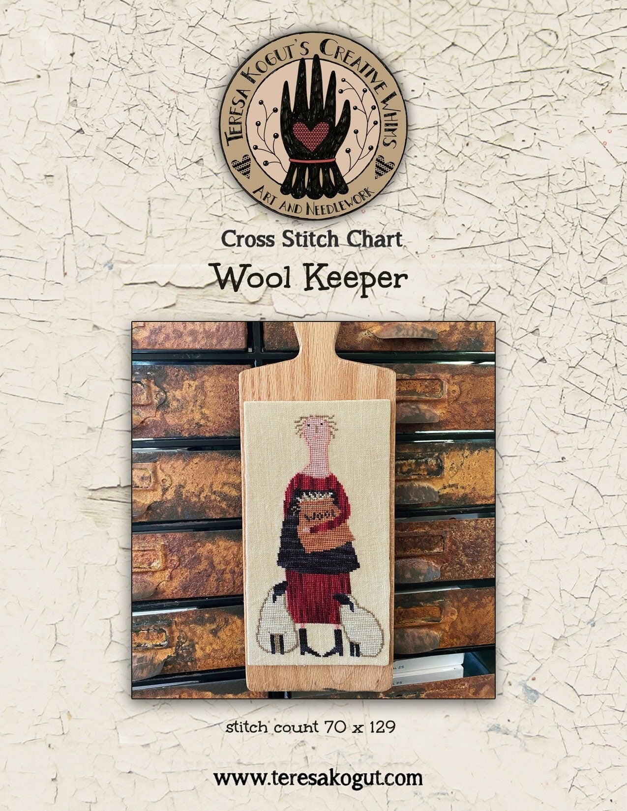 Wool Keeper Cross Stitch Chart PDF