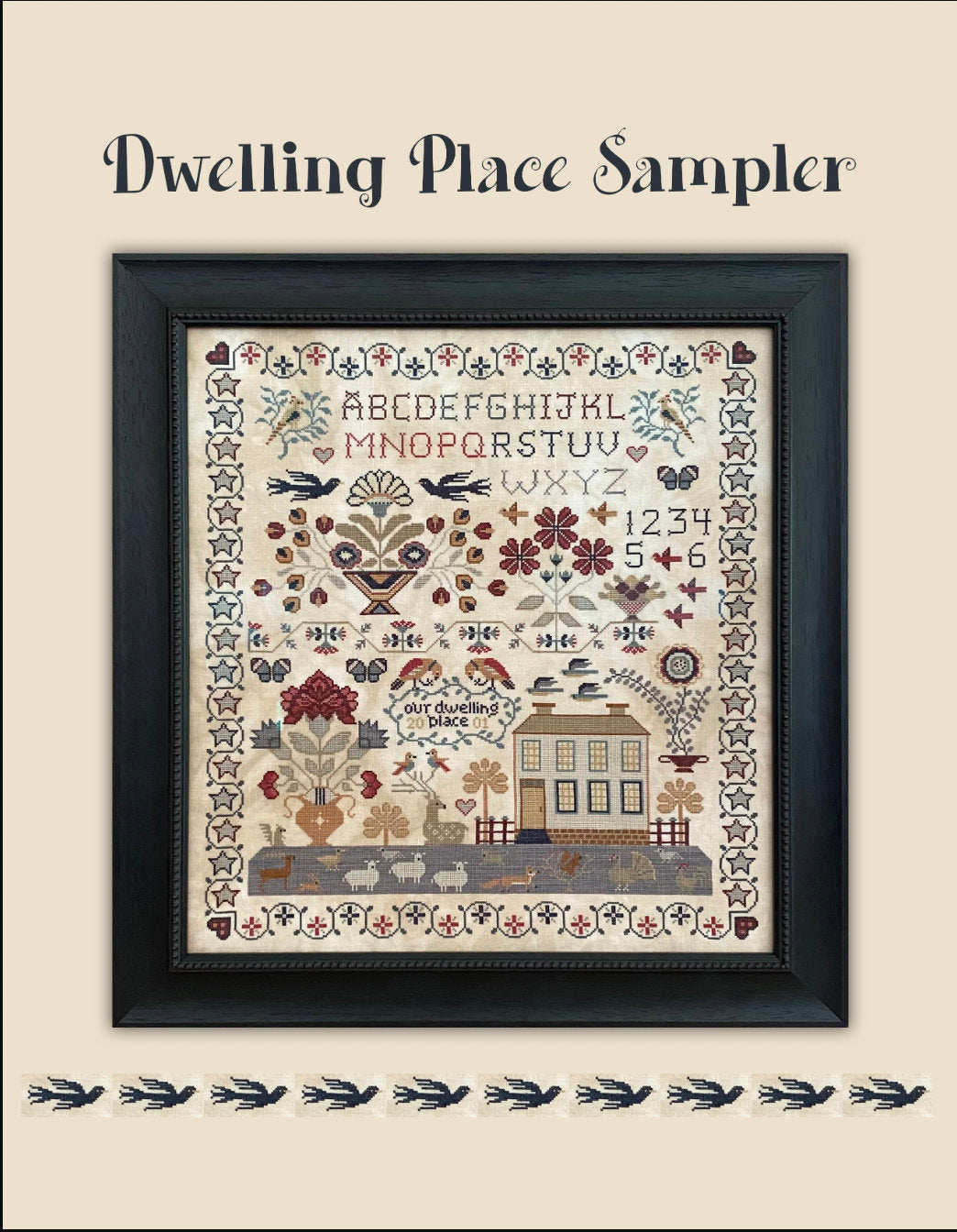Dwelling Place Cross Stitch Booklet of 4 Charts