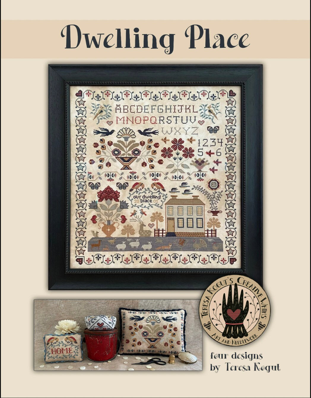 Dwelling Place Cross Stitch Booklet of 4 Charts