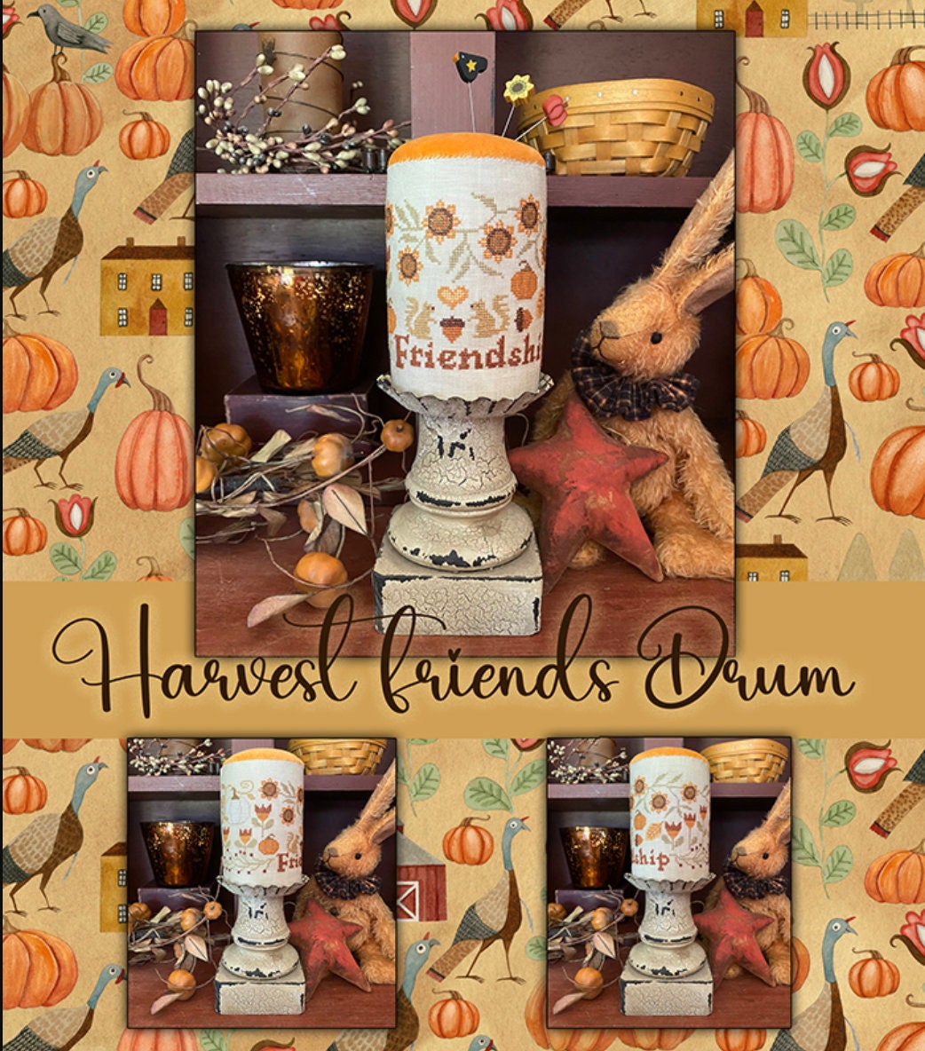 Harvest Friends Cross Stitch Booklet