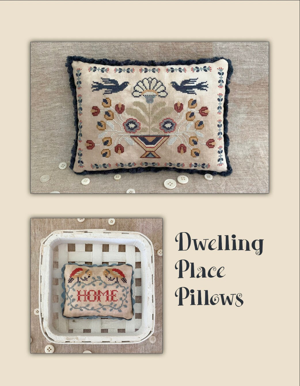 Dwelling Place Cross Stitch Booklet of 4 Charts