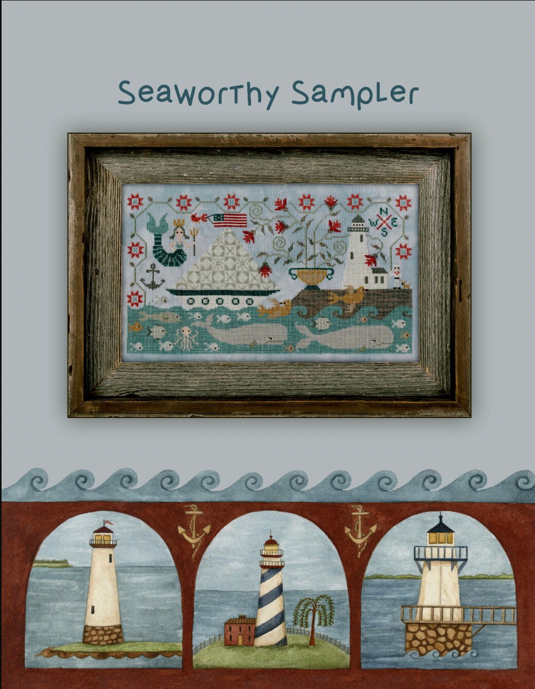 Seaworthy Cross Stitch Booklet of 3 Charts