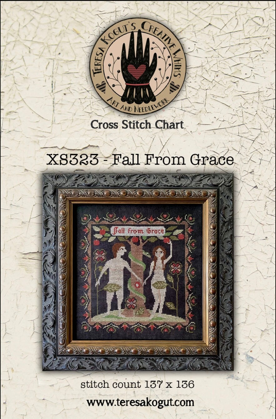 XS323 Fall From Grace Cross Stitch Chart