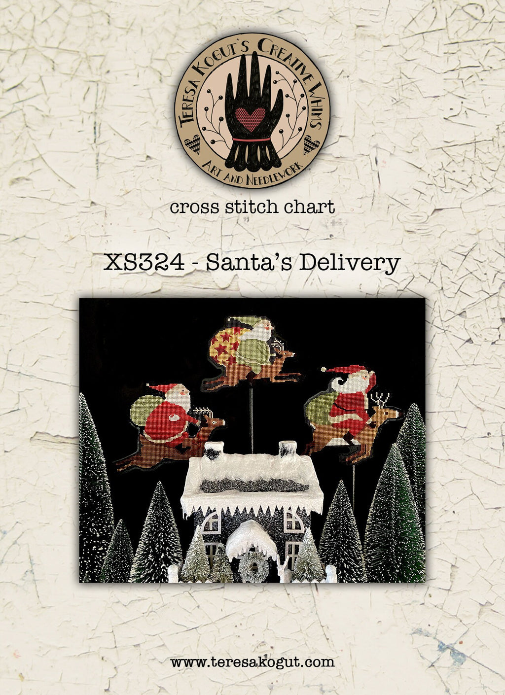 XS324 Santa's Delivery Cross Stitch Chart