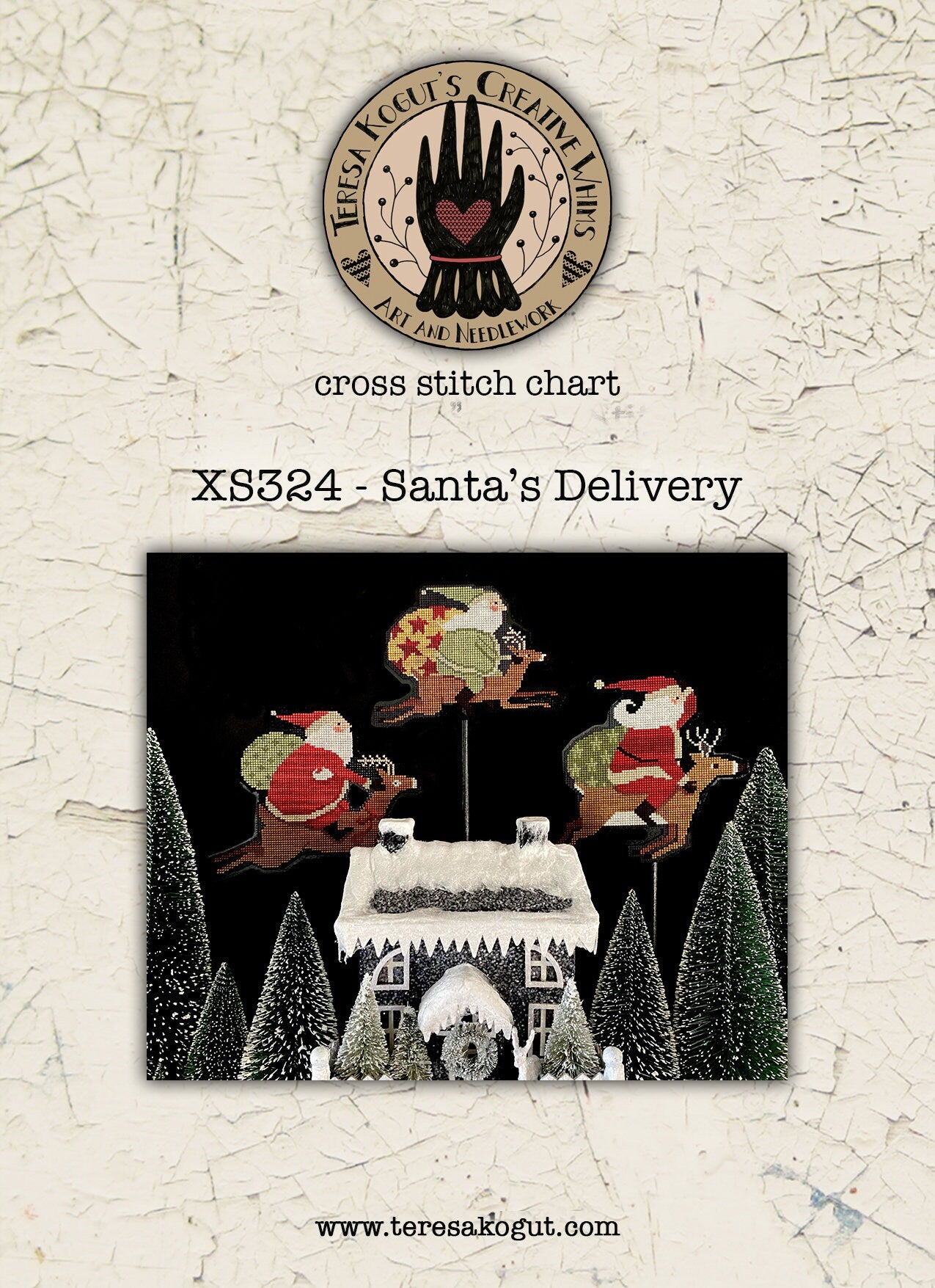 XS324 Santa's Delivery Cross Stitch Chart