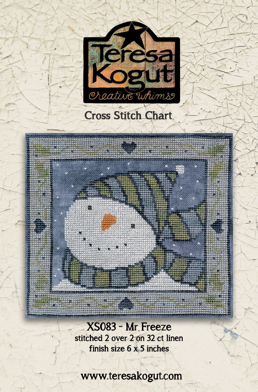 XS083  Mr. Freeze Cross Stitch Chart PDF