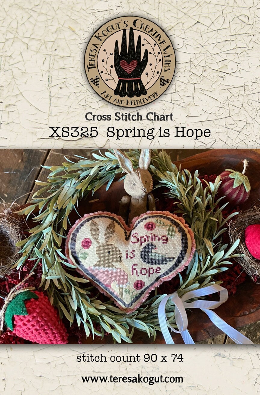 XS325 Spring is Hope Cross Stitch Chart