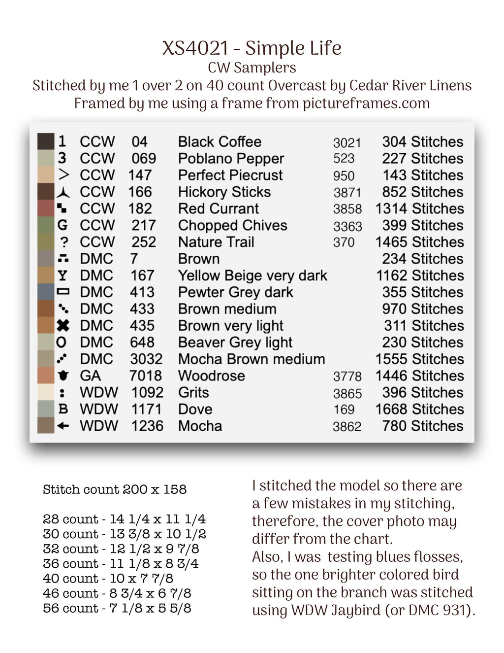 XS4021 Simple Life Sampler Book