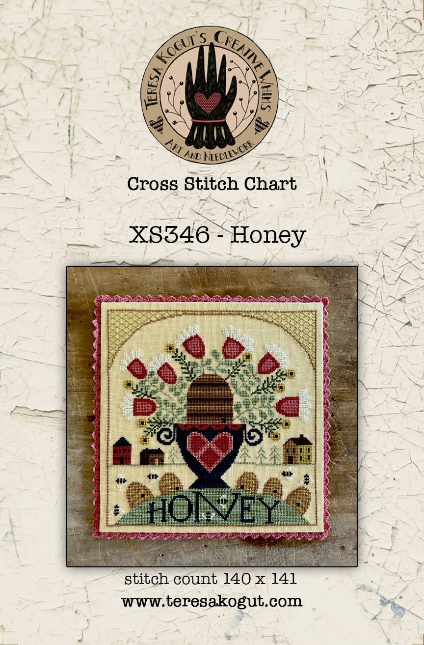 XS346  Honey Cross Stitch Chart