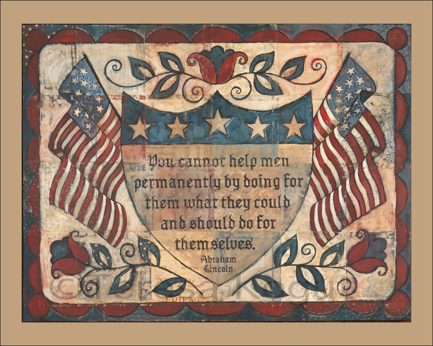 Do For Yourself 8x10 print by Teresa Kogut