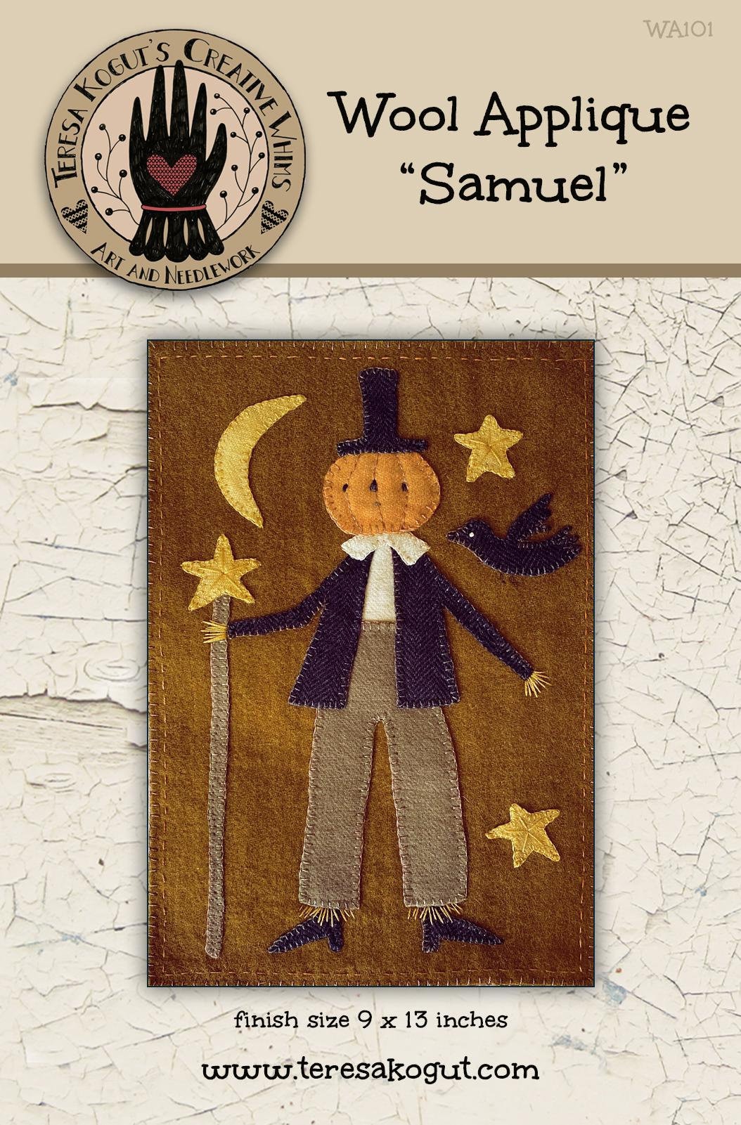 WA101 Samuel Wool Applique Pattern