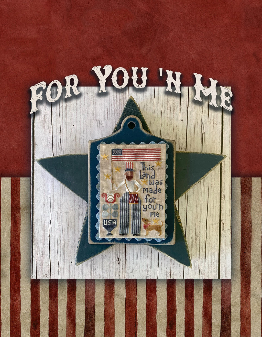 Hello America Cross Stitch Book of 7 Charts