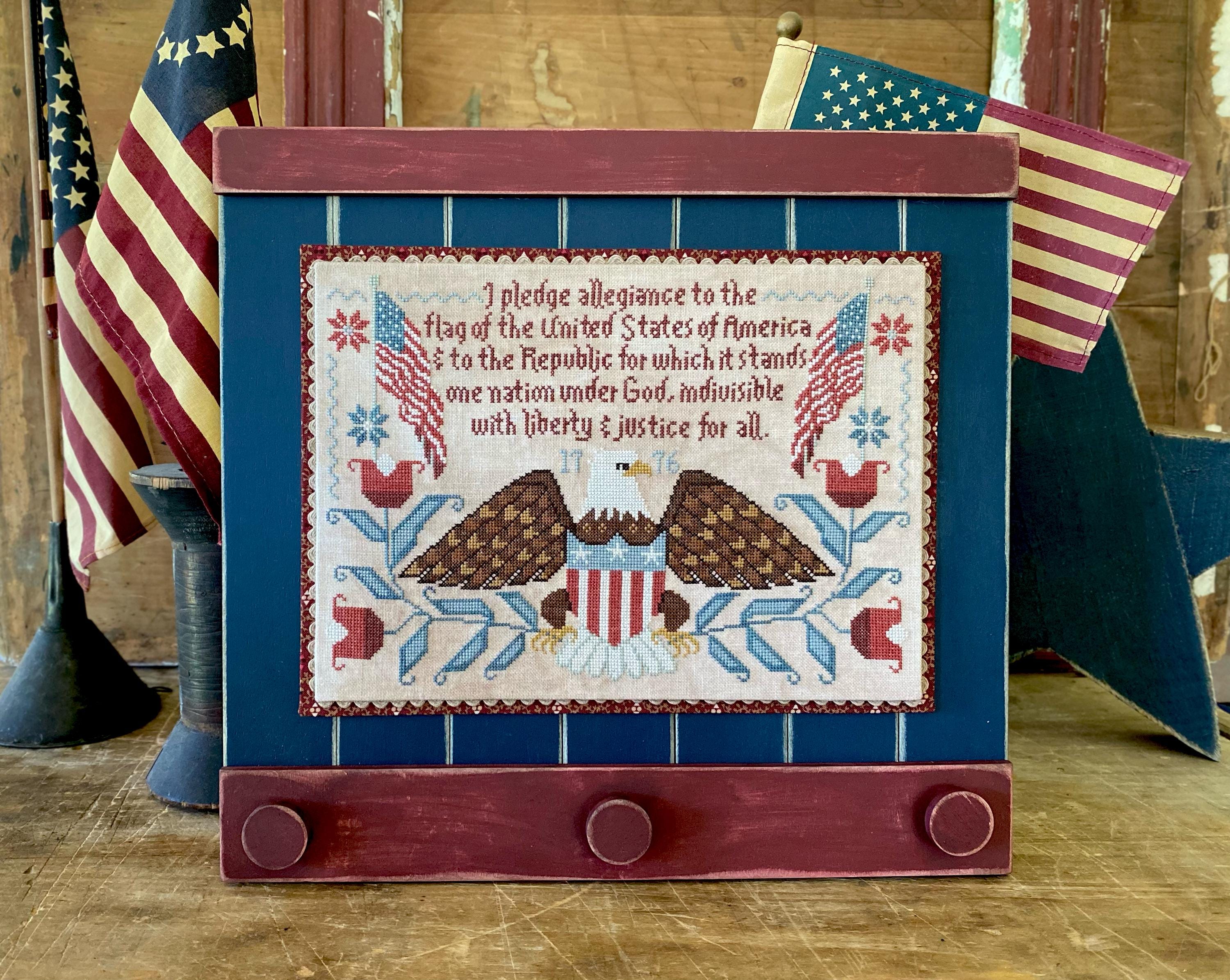 Hello America Cross Stitch Book of 7 Charts