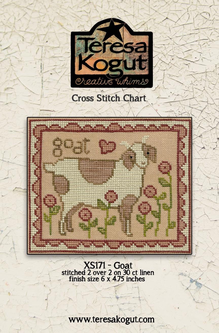 XS171 Goat Cross Stitch Chart PDF