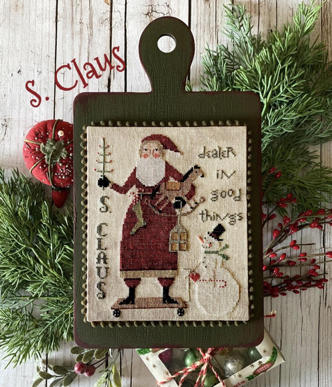 Hello Santa Cross Stitch Book of 7 Charts