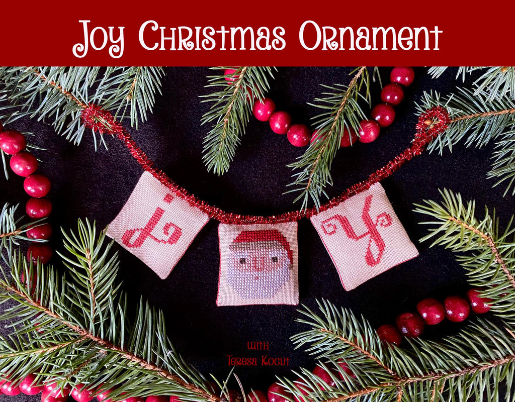 XS314 Joy Ornament Cross Stitch Chart