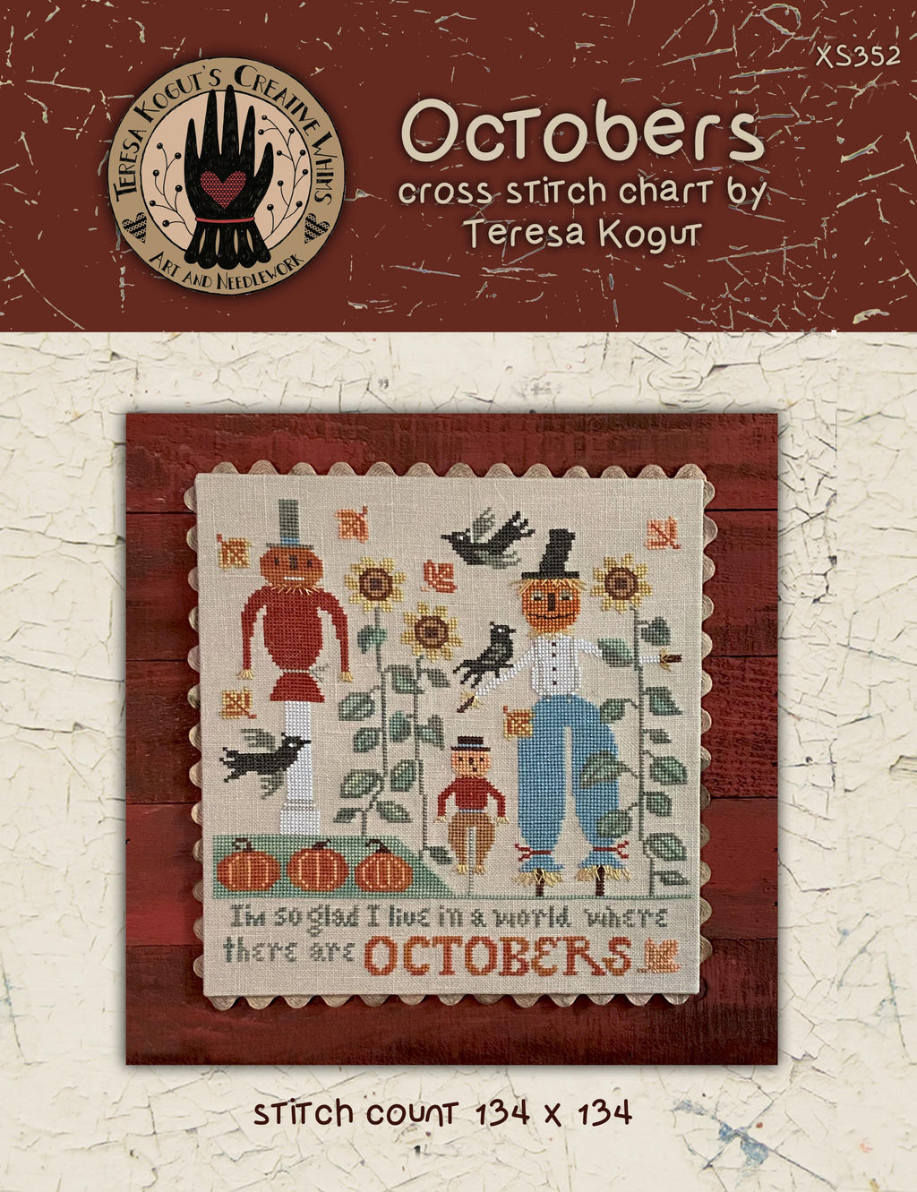 XS352 Octobers Cross Stitch Chart