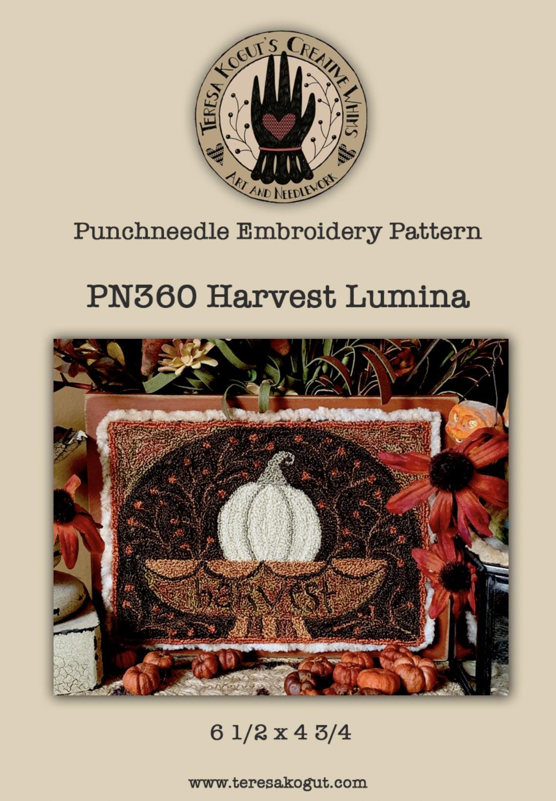PN360 Harvest Lumina Punchneedle Pattern