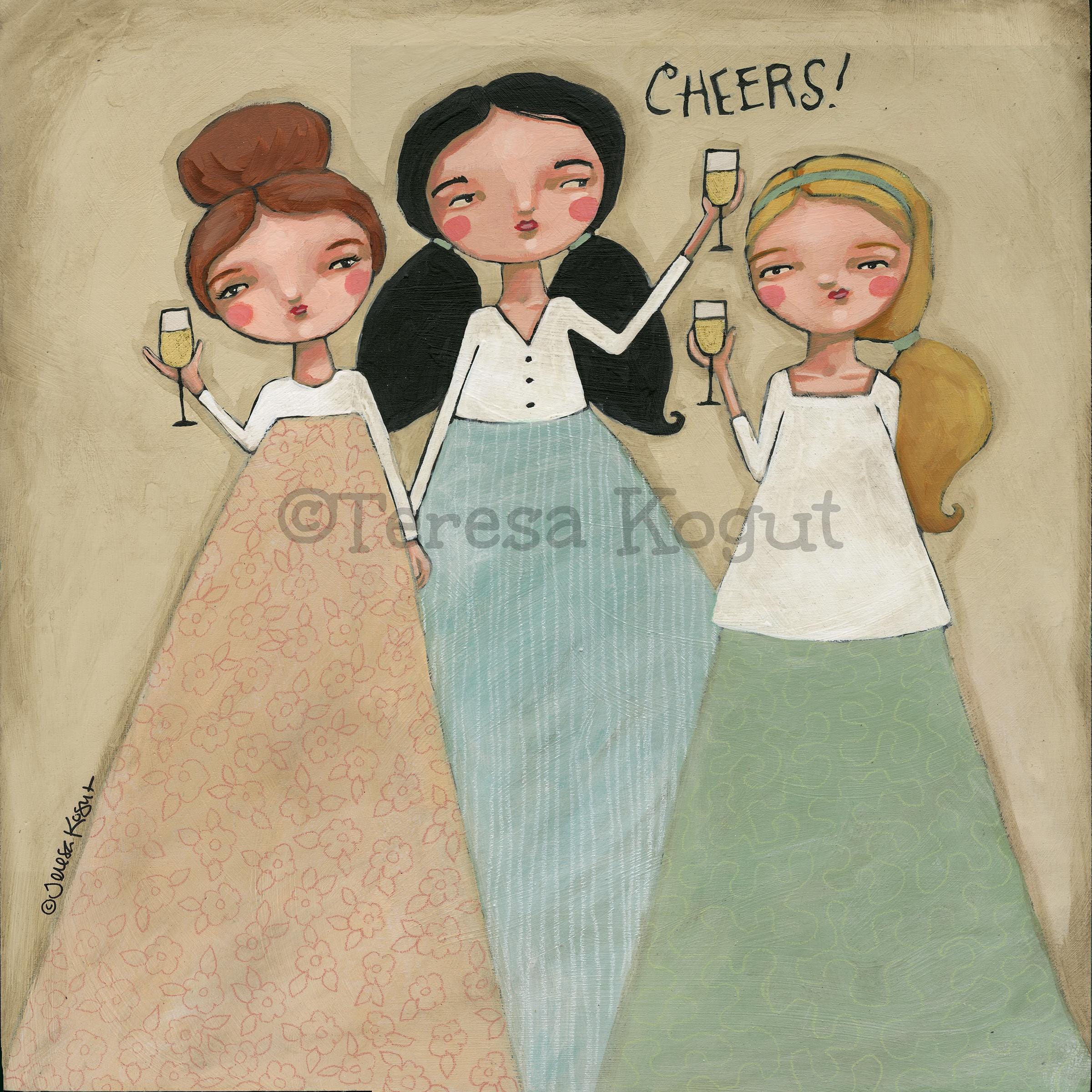 Cheers art print