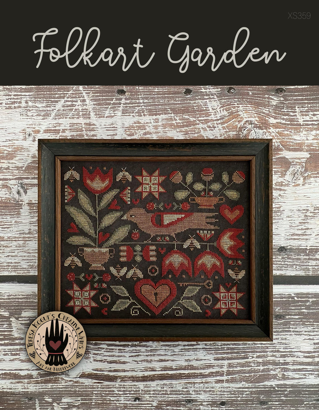 XS359 Folkart Garden Cross Stitch Booklet