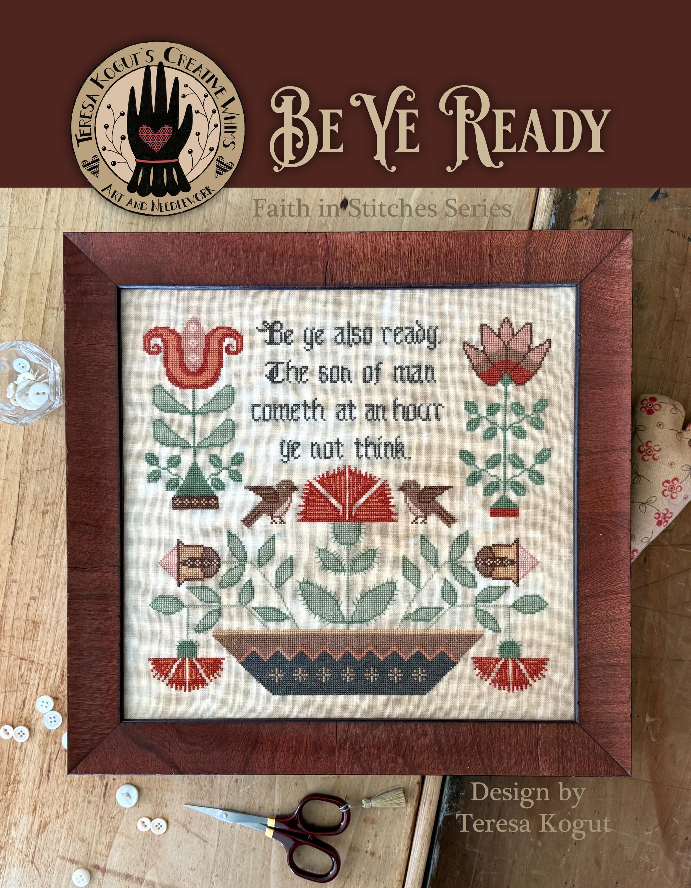 Be Ye Ready Cross Stitch Sampler Booklet