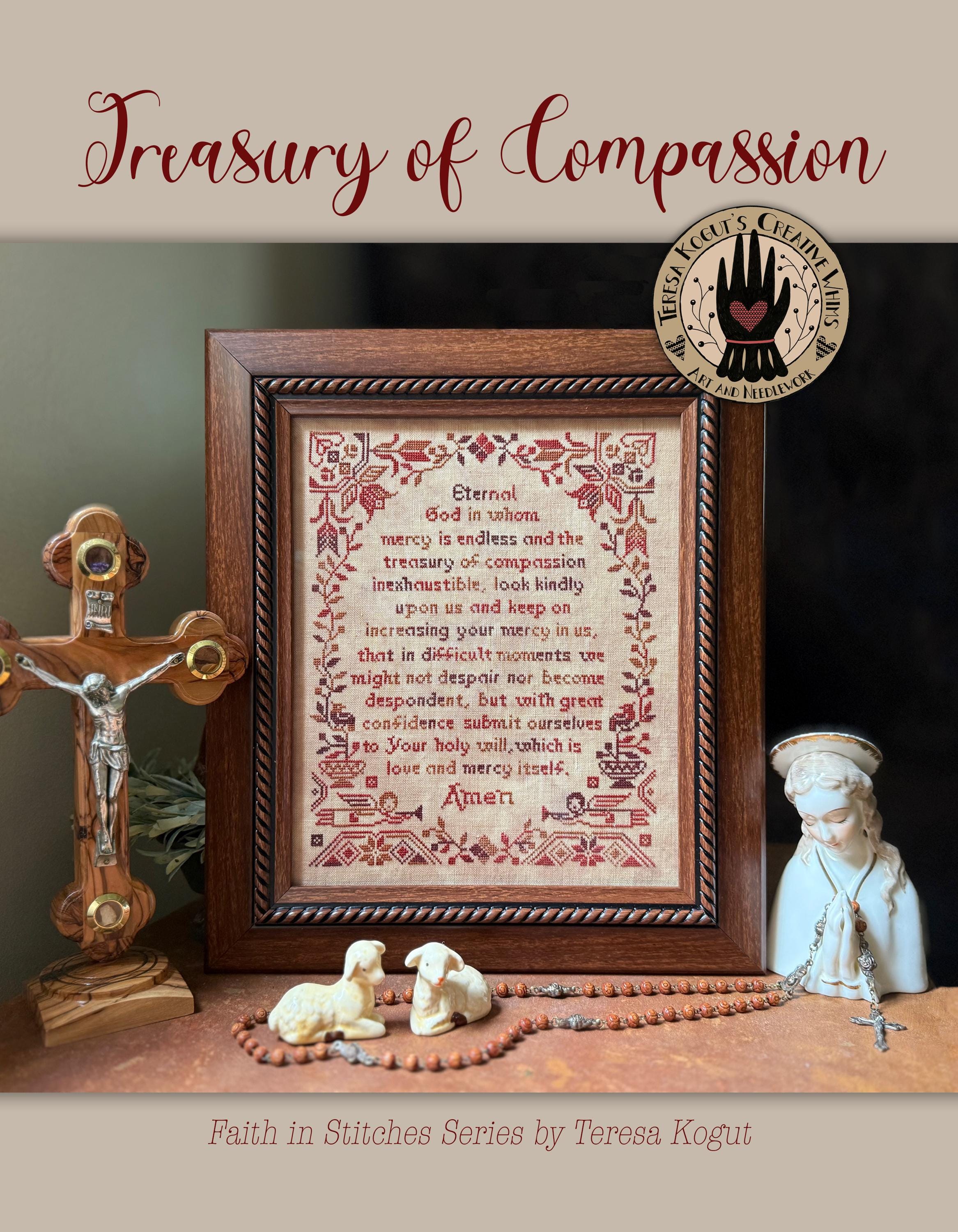 Treasury of Compassion Cross Stitch Sampler Booklet