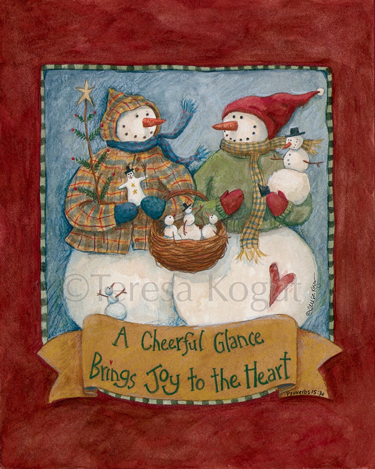 A Cheerful Glance Art Print