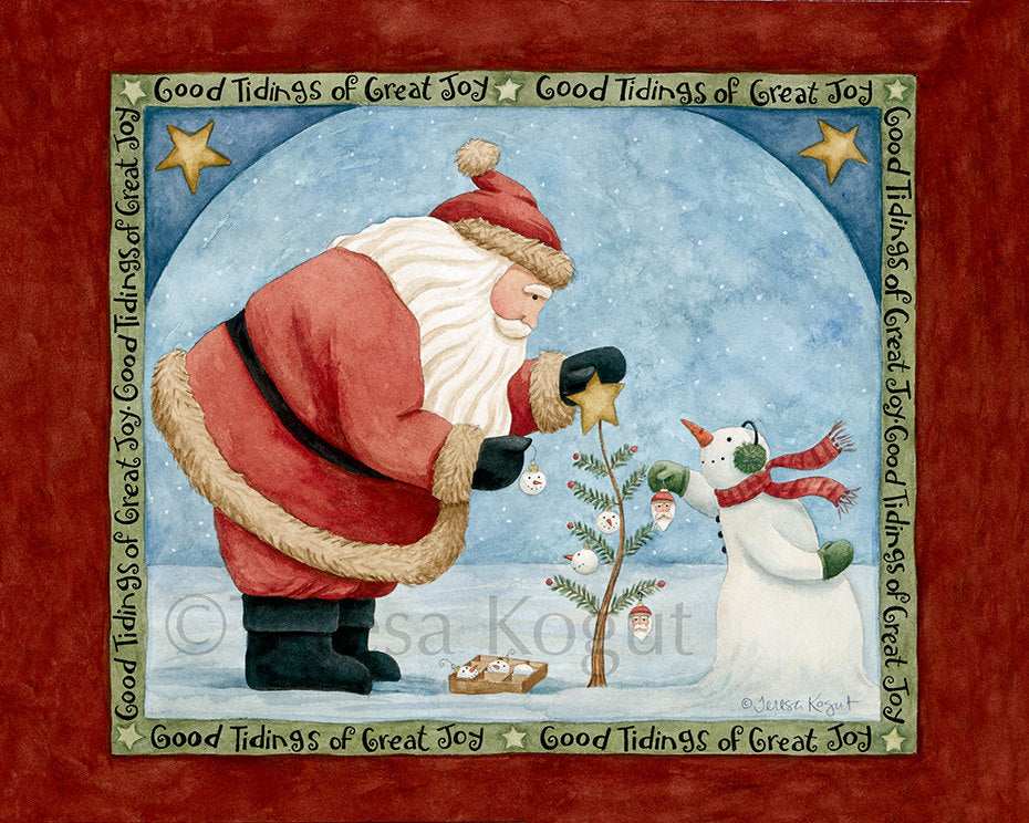 Good Tidings Art Print