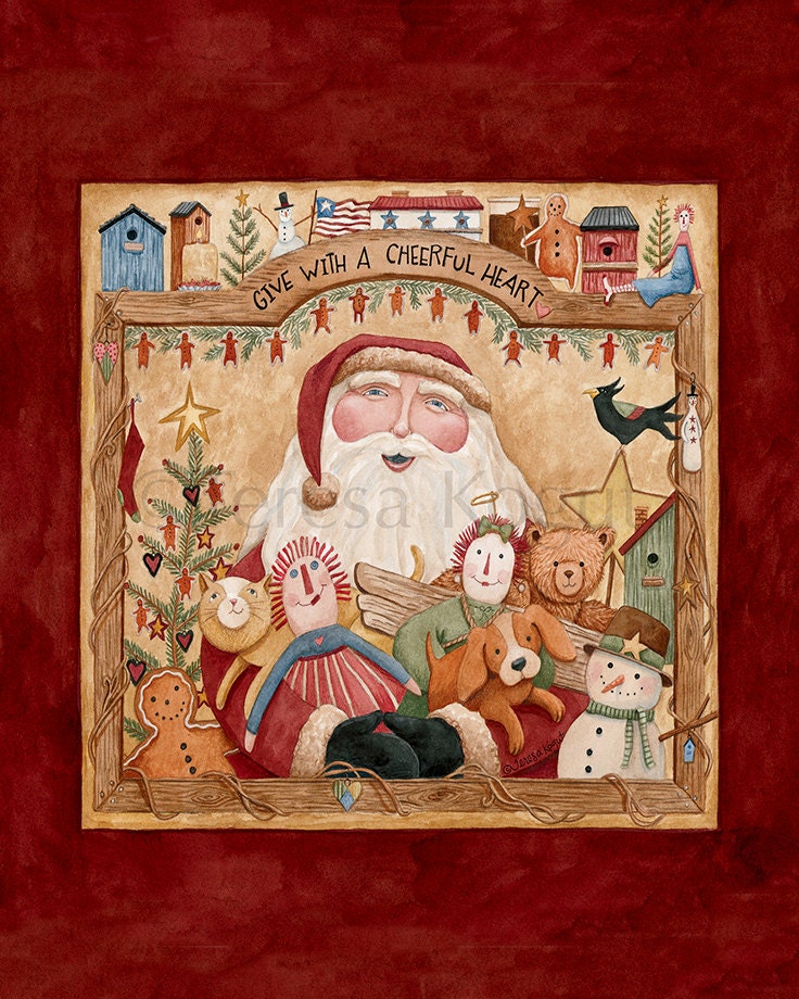 The Cheerful Giver art print