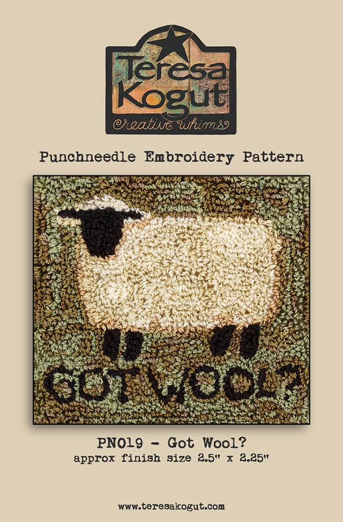 PN019 Got Wool Punchneedle Pattern