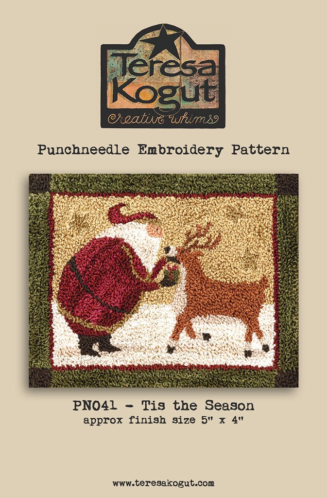 PN041 Tis the Season Punchneedle Pattern