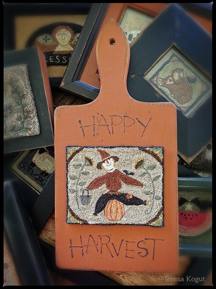 PN058 Scarecrow Punchneedle Pattern