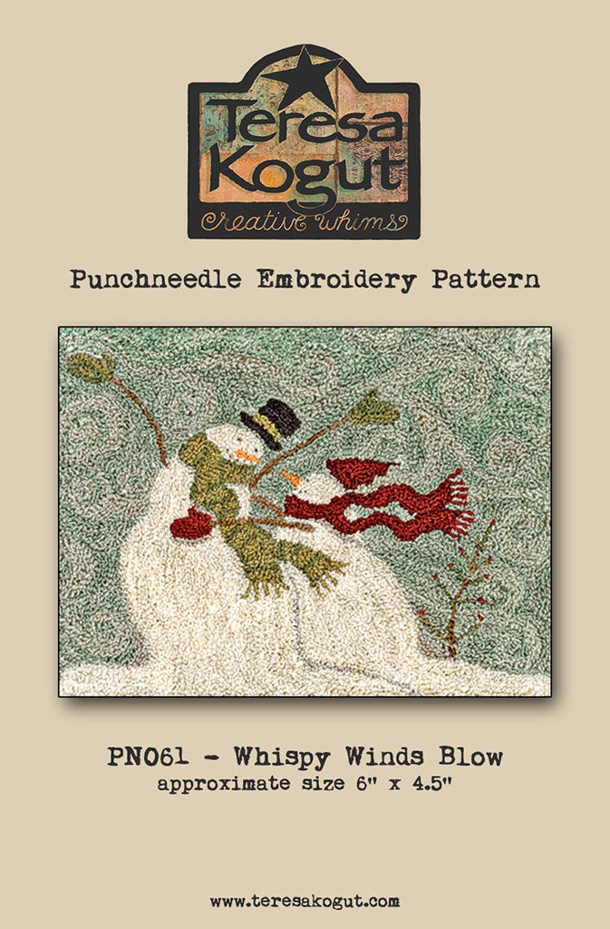 PN061 Whispy Winds Punchneedle Pattern